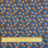 Printed Cotton OMBILO Navy Blue / Rust